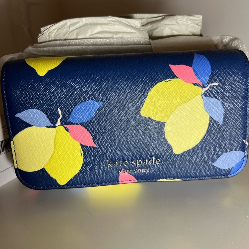 Kate Spade Cameron Lemon Zest Small Flap Crossbody Bag